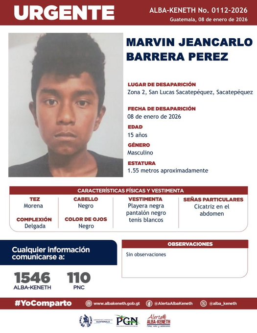 Marvin Jeancarlo Barrera Pérez
