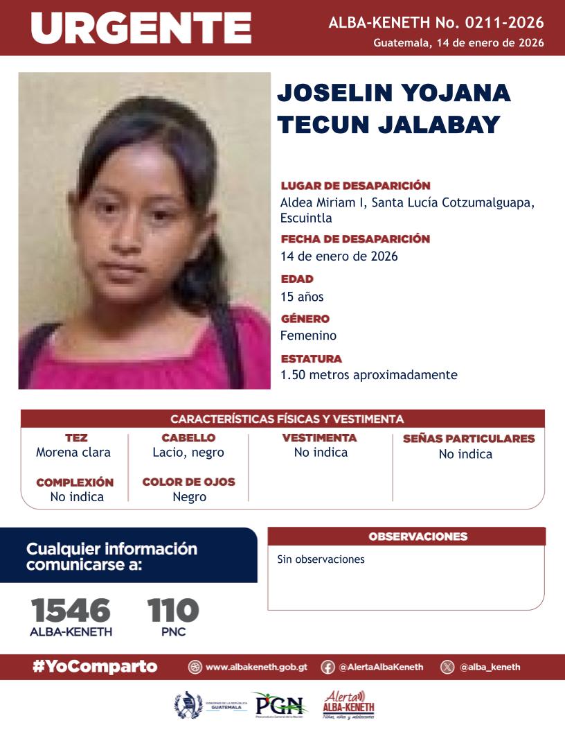 Joselin Yojana Tecun Jalabay