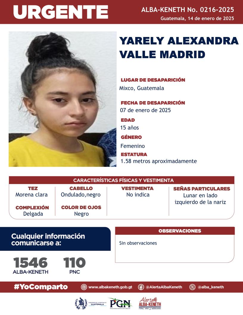 Yarely Alexandra Valle Madrid