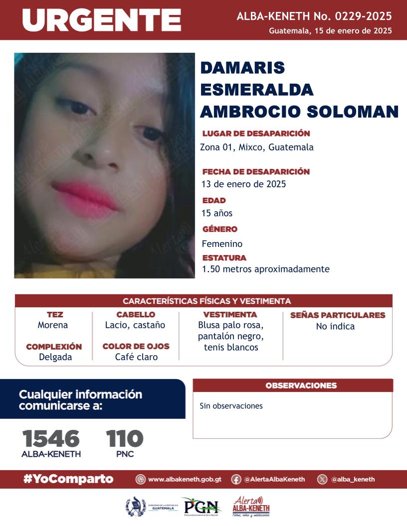 Damaris Esmeralda Ambrocio Soloman