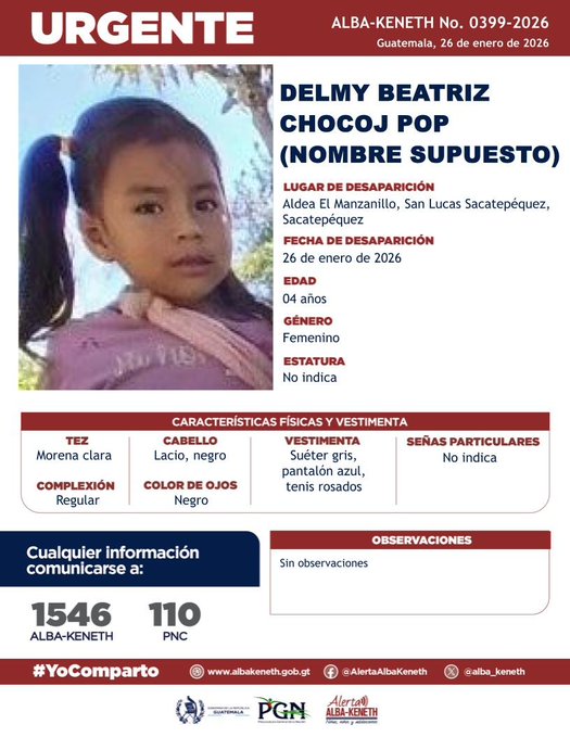 Delmy Beatriz Chocoj Pop (Nombre Supuesto)
