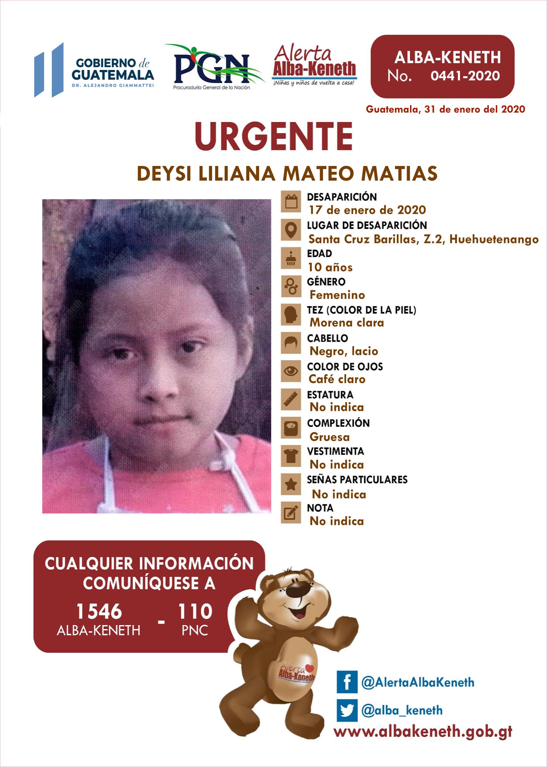 Deysi Liliana Mateo Matias