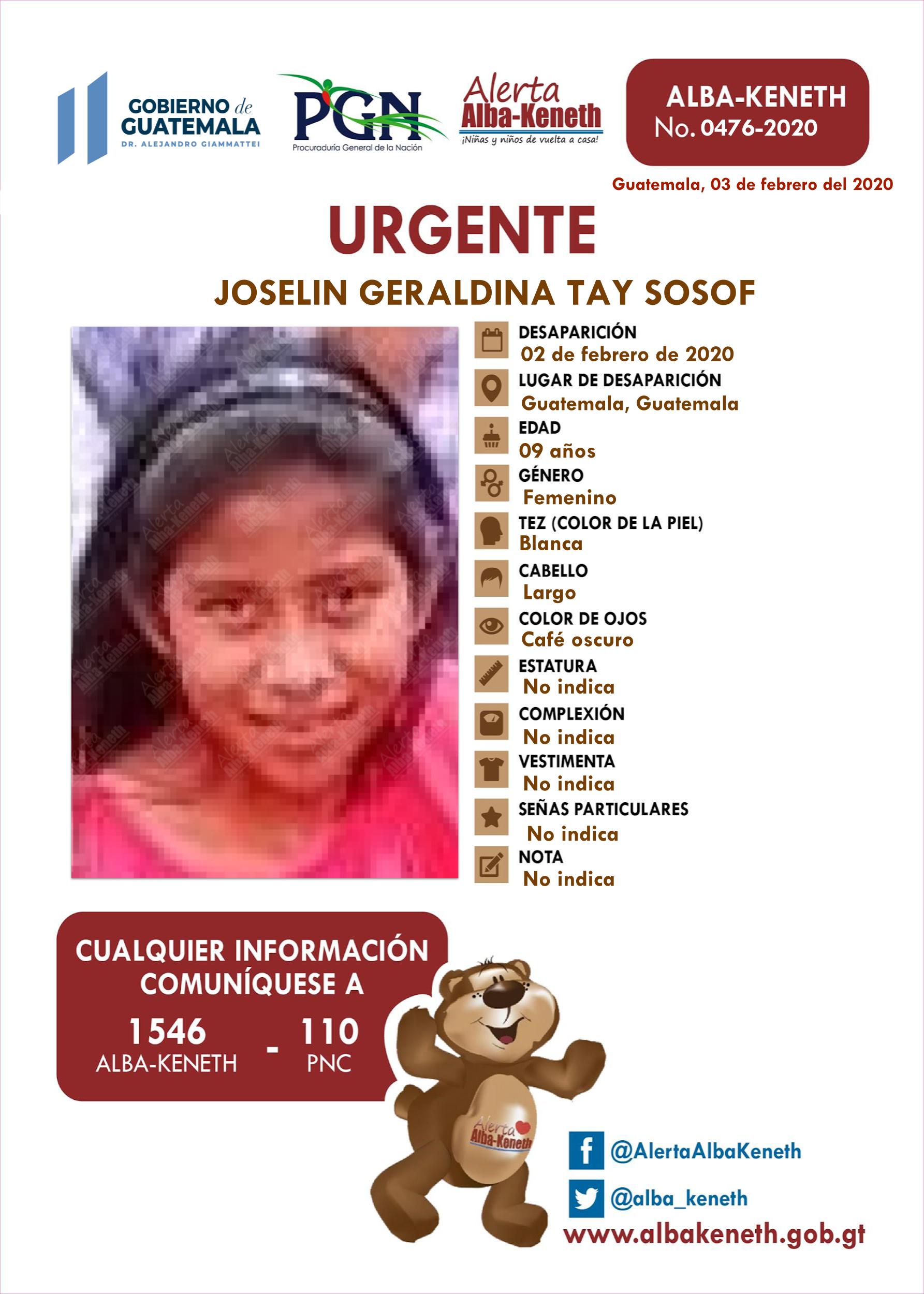 Joselin Geraldina Tay Sosof