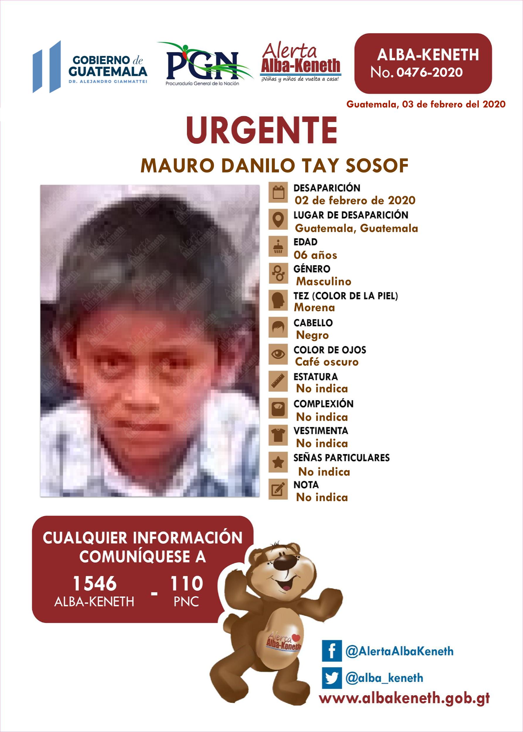 Mauro Danilo Tay Sosof