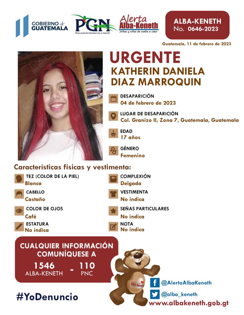 Katherin Daniela Diaz Marroquin