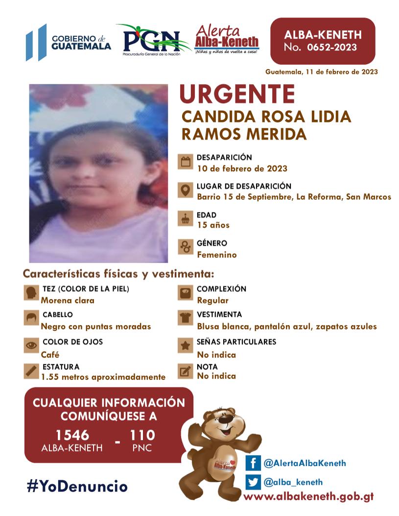 Candida Rosa Lidia Ramos Merida