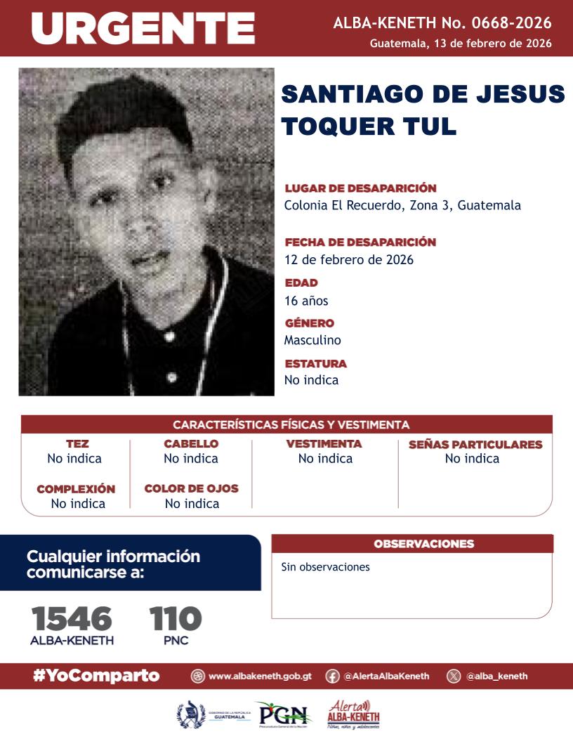 Santiago de Jesus Toquer Tul
