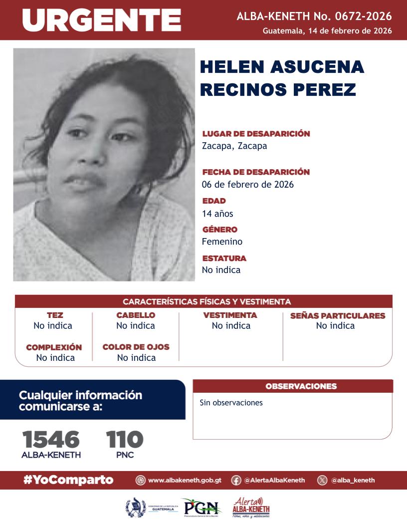 Helen Asucena Recinos Perez