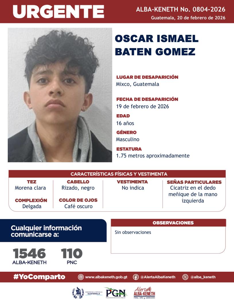 Oscar Ismael Baten Gomez