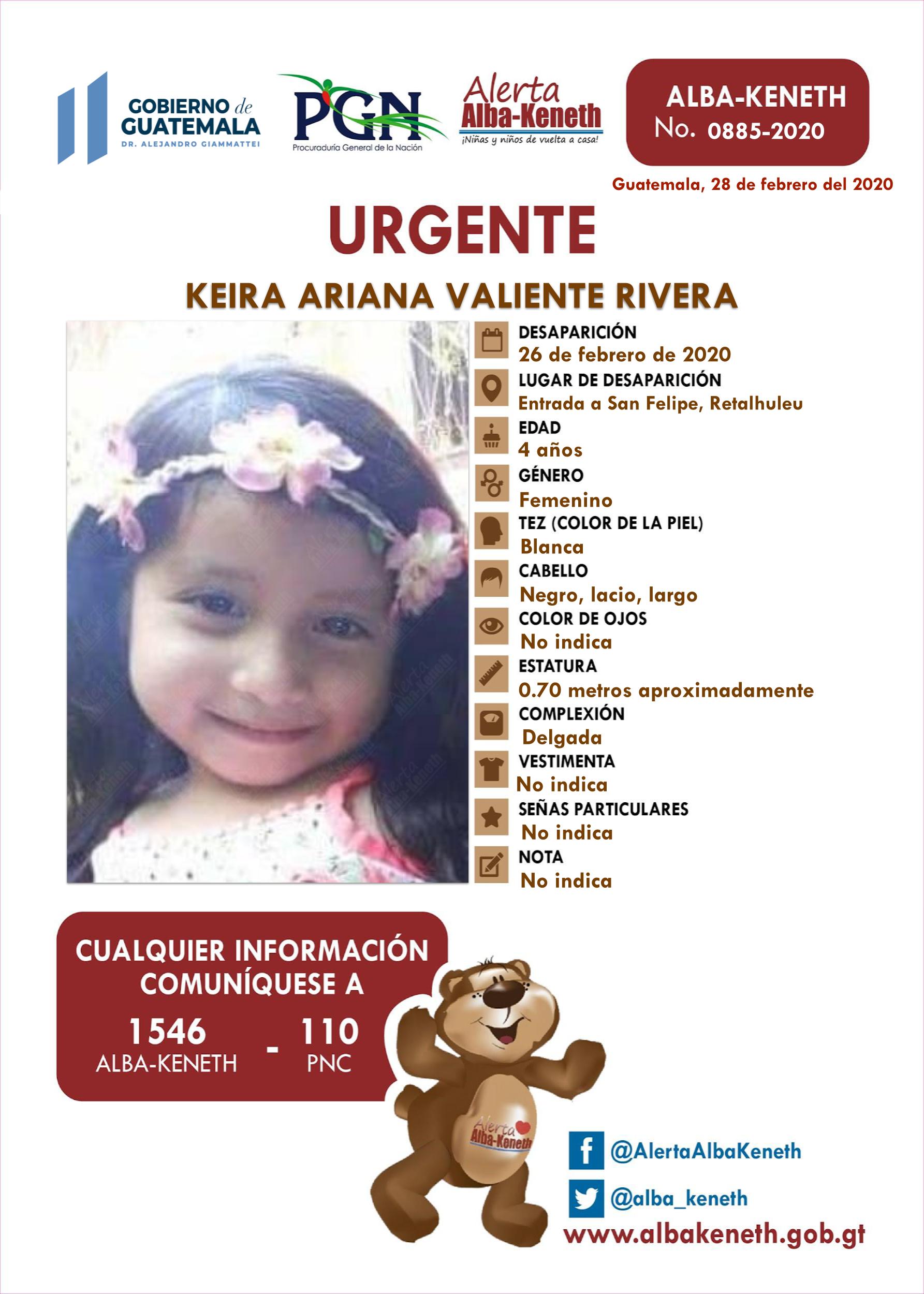 Keira Ariana Valiente Rivera