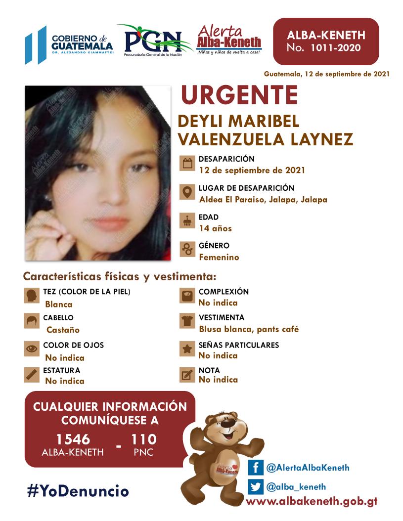 Deyli Maribel Valenzuela Laynez