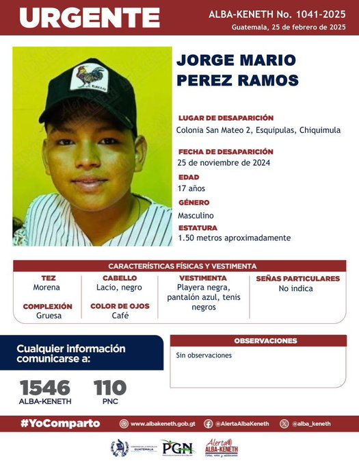 Jorge Mario  Perez Ramos