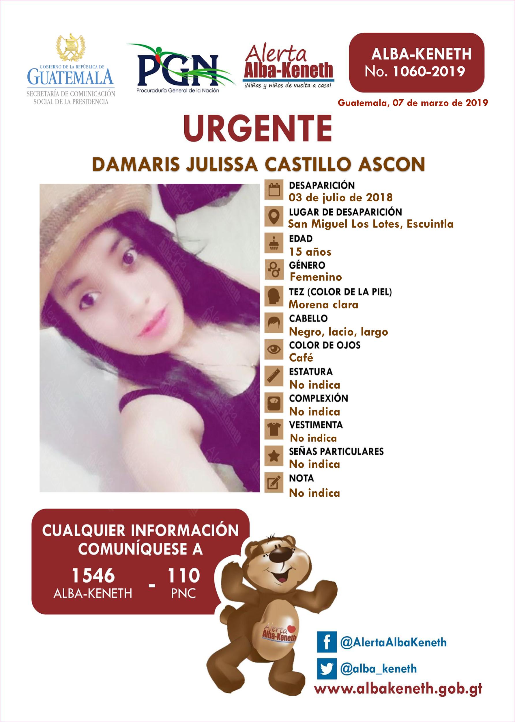 Damaris Julissa Castillo Ascon