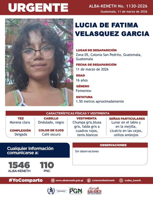 Lucia de Fatima Velasquez Garcia