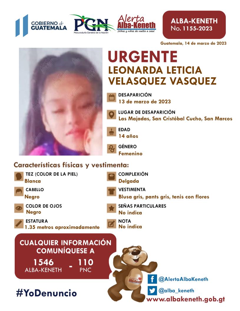 Leonarda Leticia Velásquez Vásquez