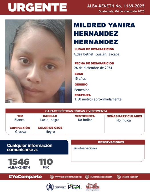 Mildred Yanira Hernandez Hernande