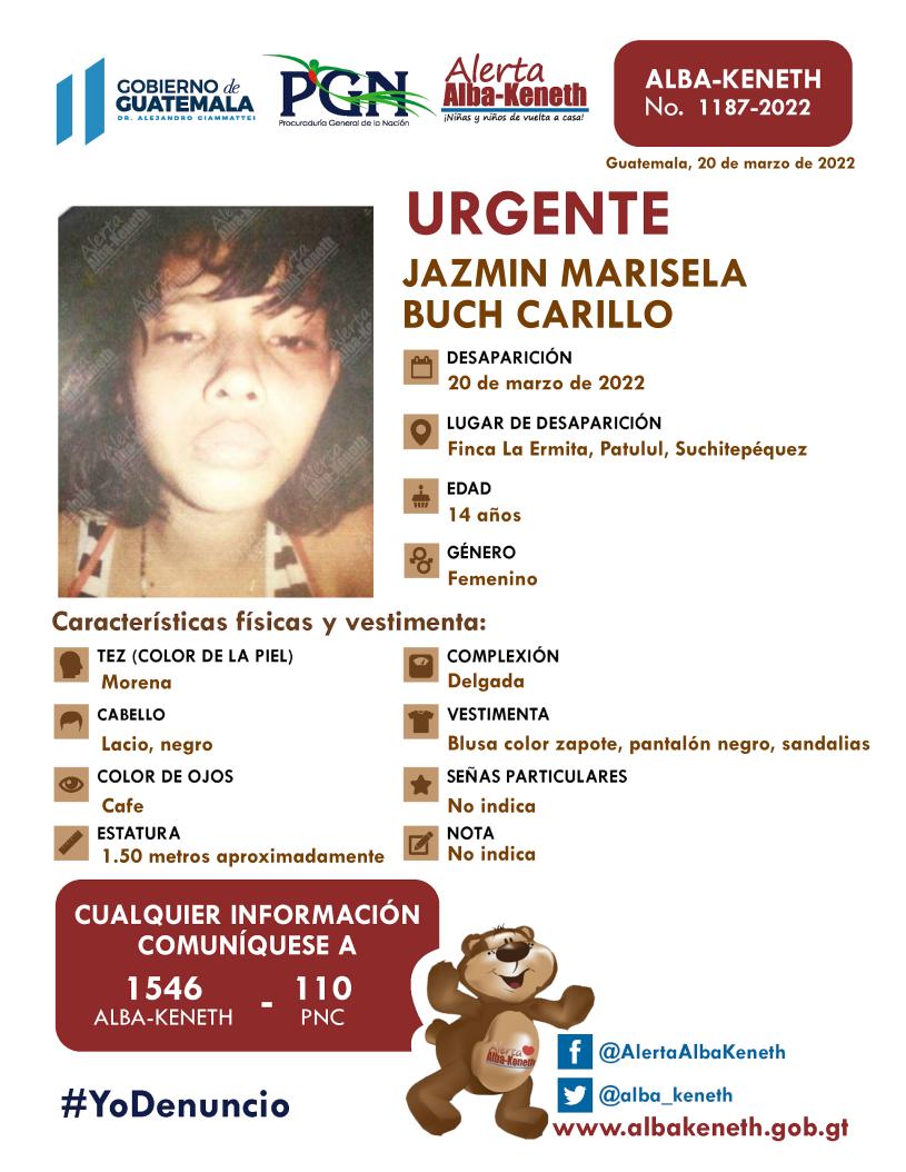 Jazmin Marisela Buch Carrillo