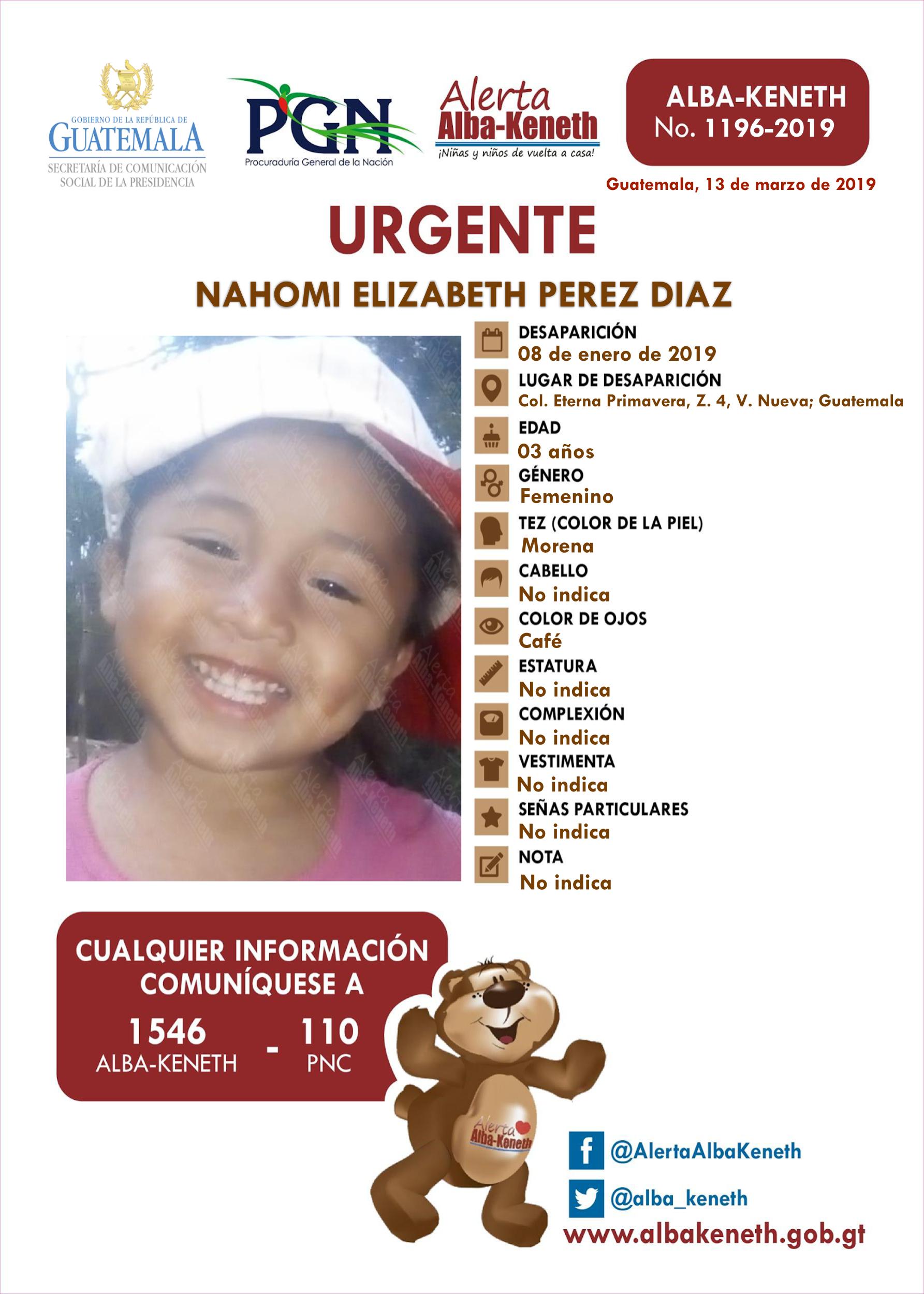 Nahomi Elizabeth Perez Diaz