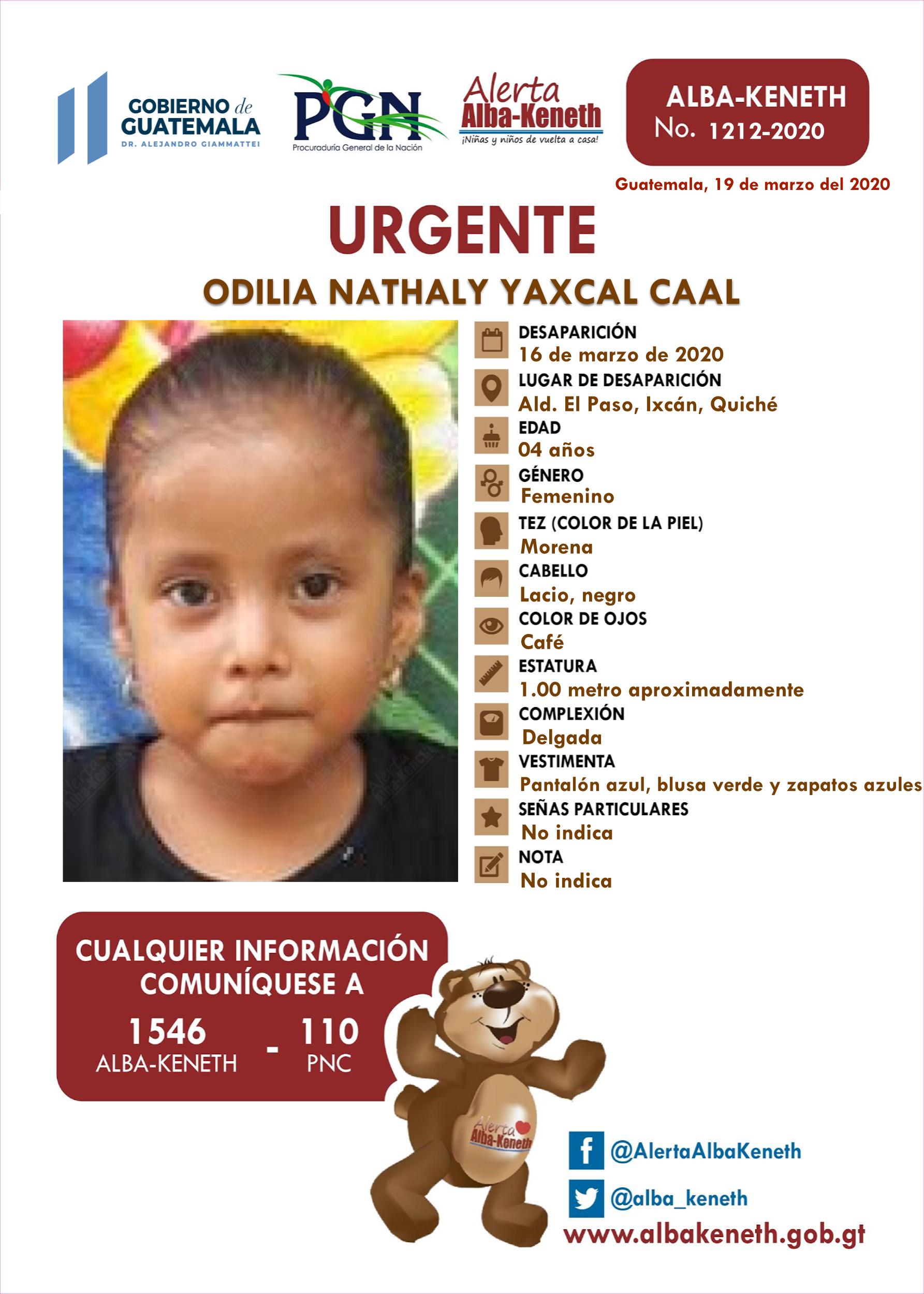 Odilia Nathaly Yaxcal Caal