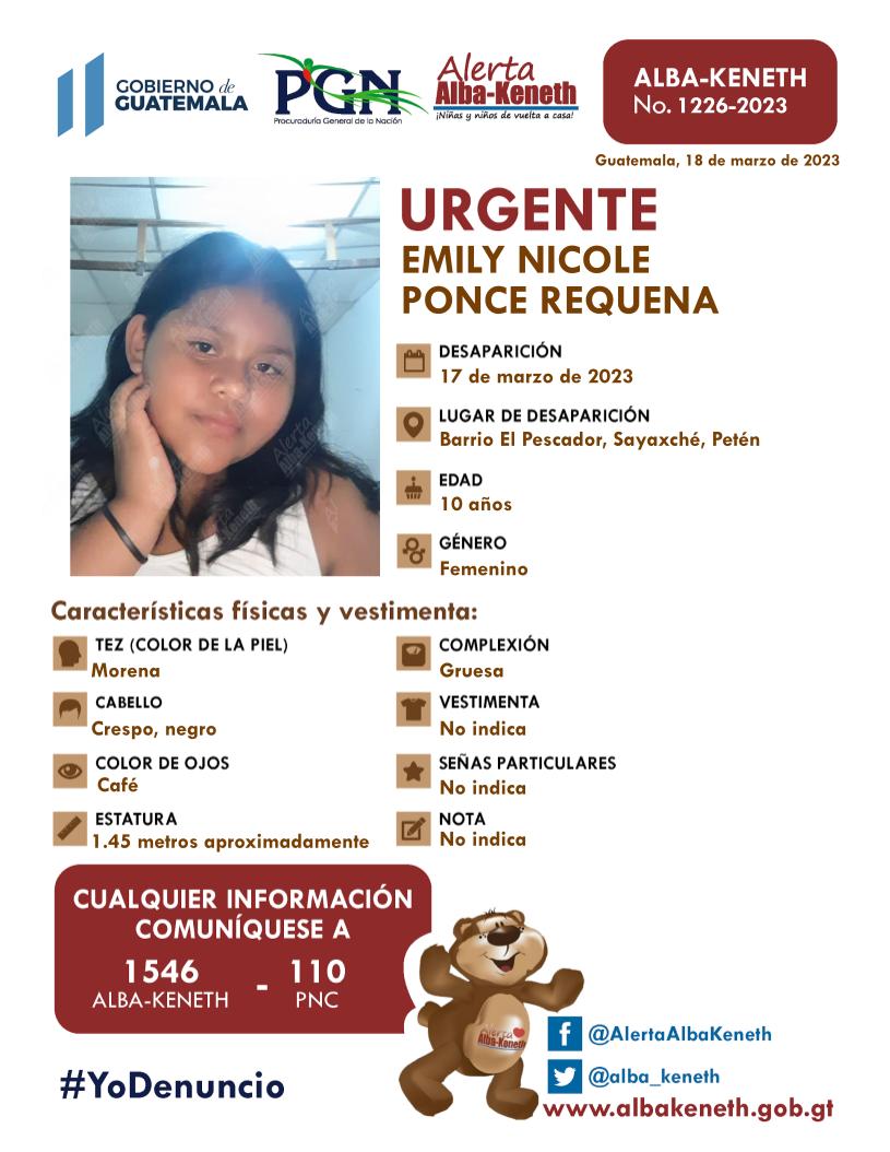 Emily Necole Ponce Requena