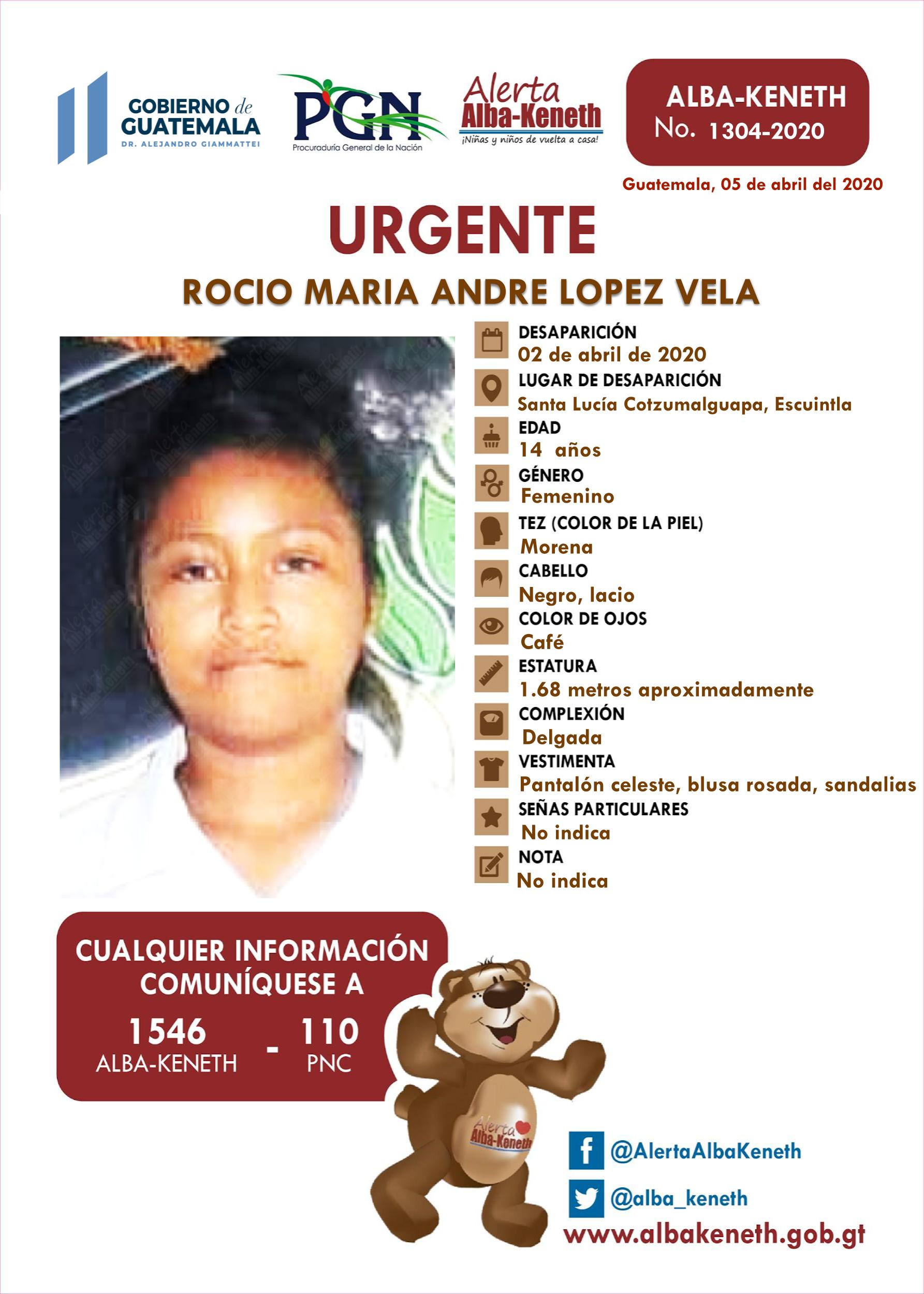 Rocio Mari Andre Lopez Vela