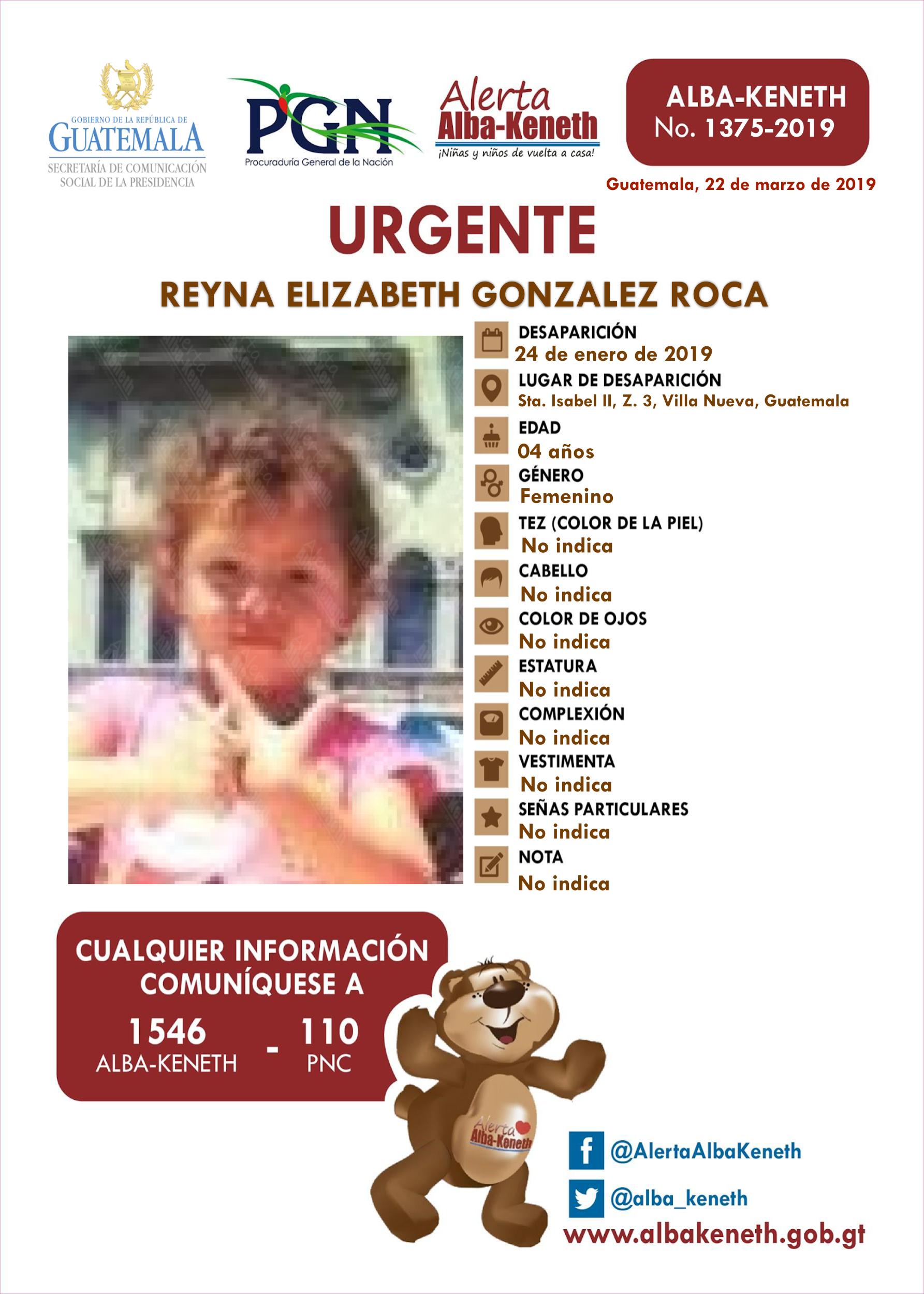 Reyna Elizabeth Gonzalez Roca