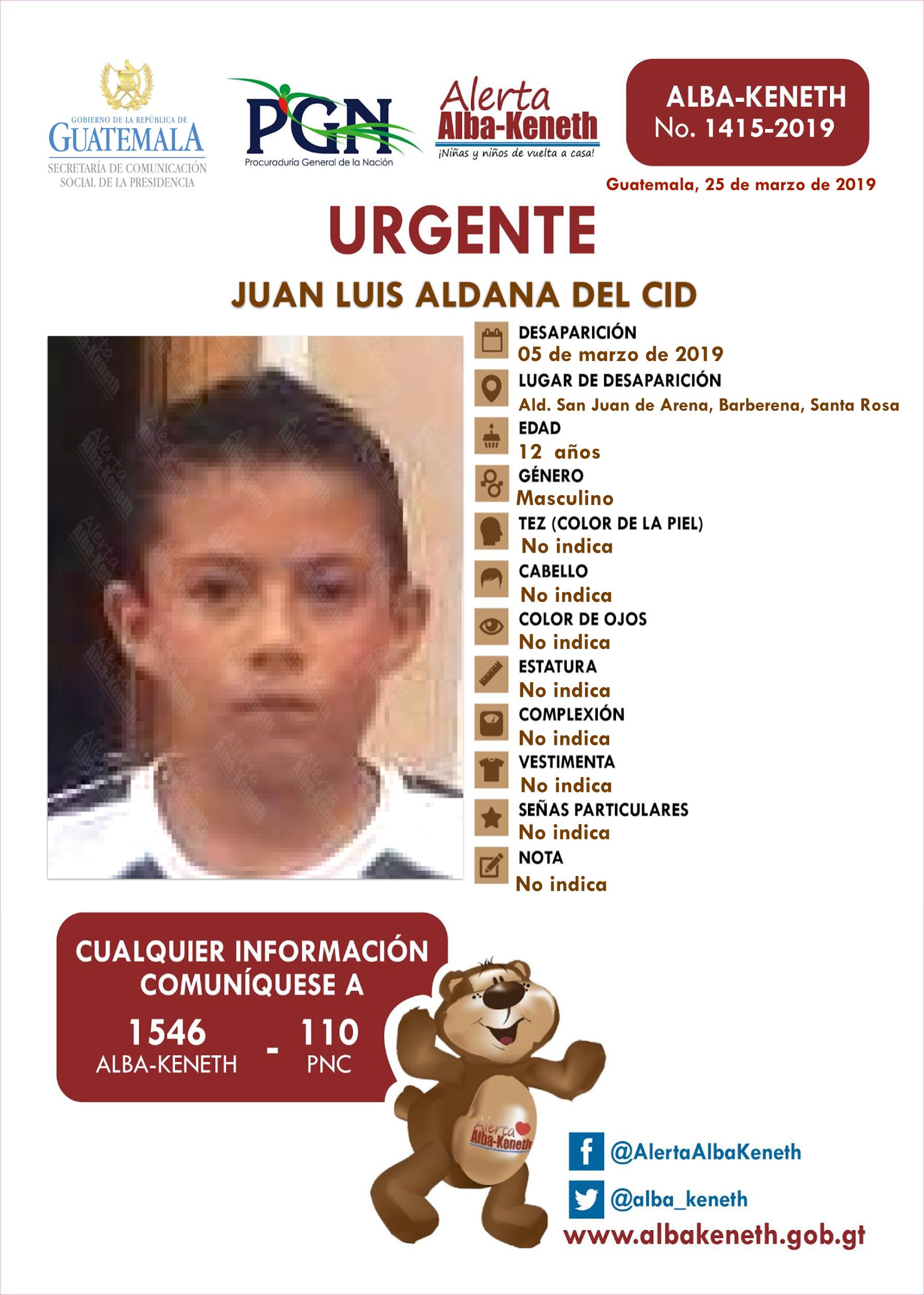 Juan Luis Aldana del Cid