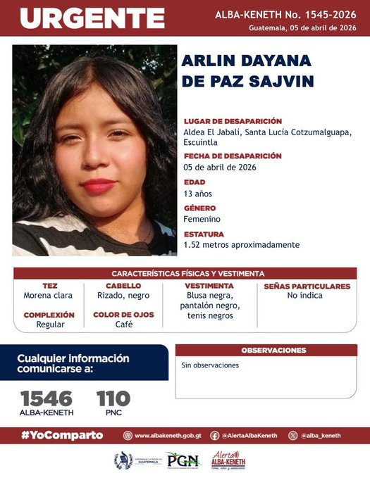 Arlin Dayana De Paz Sajvin