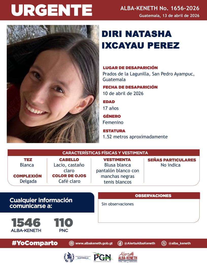 Diri Natasha Ixcayau Perez