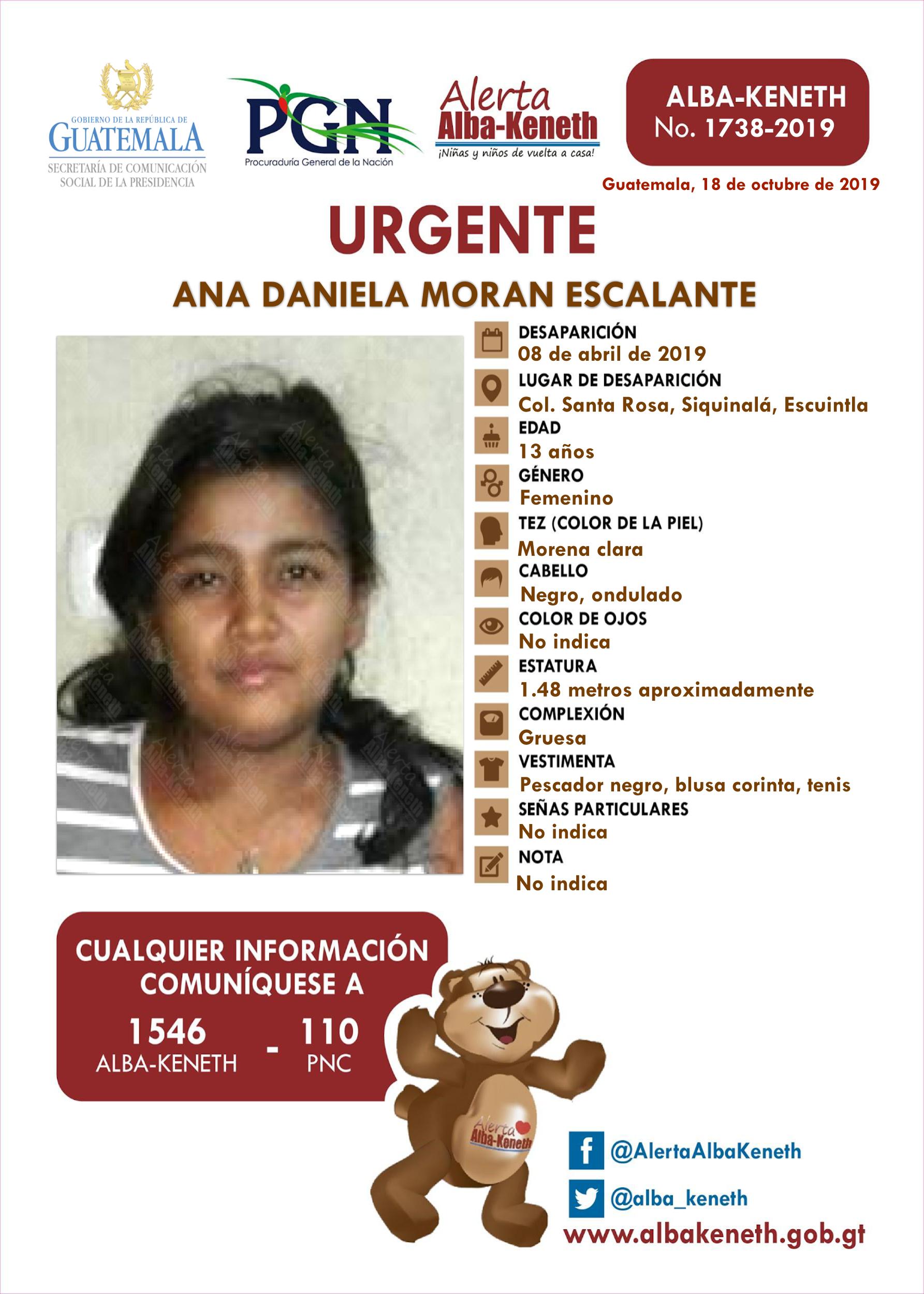 Ana Daniela Moran Escalante