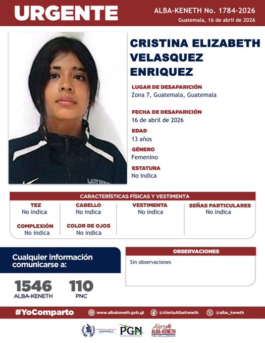 Cristina Elizabeth Velasquez Enriquez