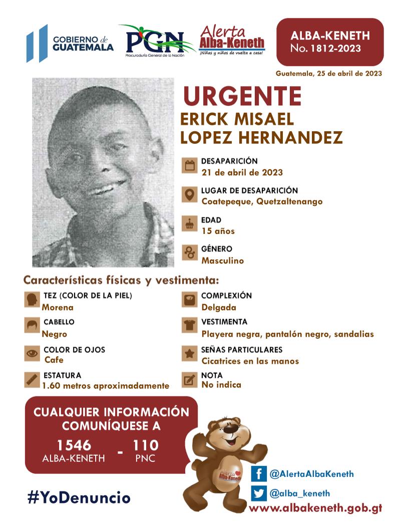 Erick Misael Lopez Hernandez