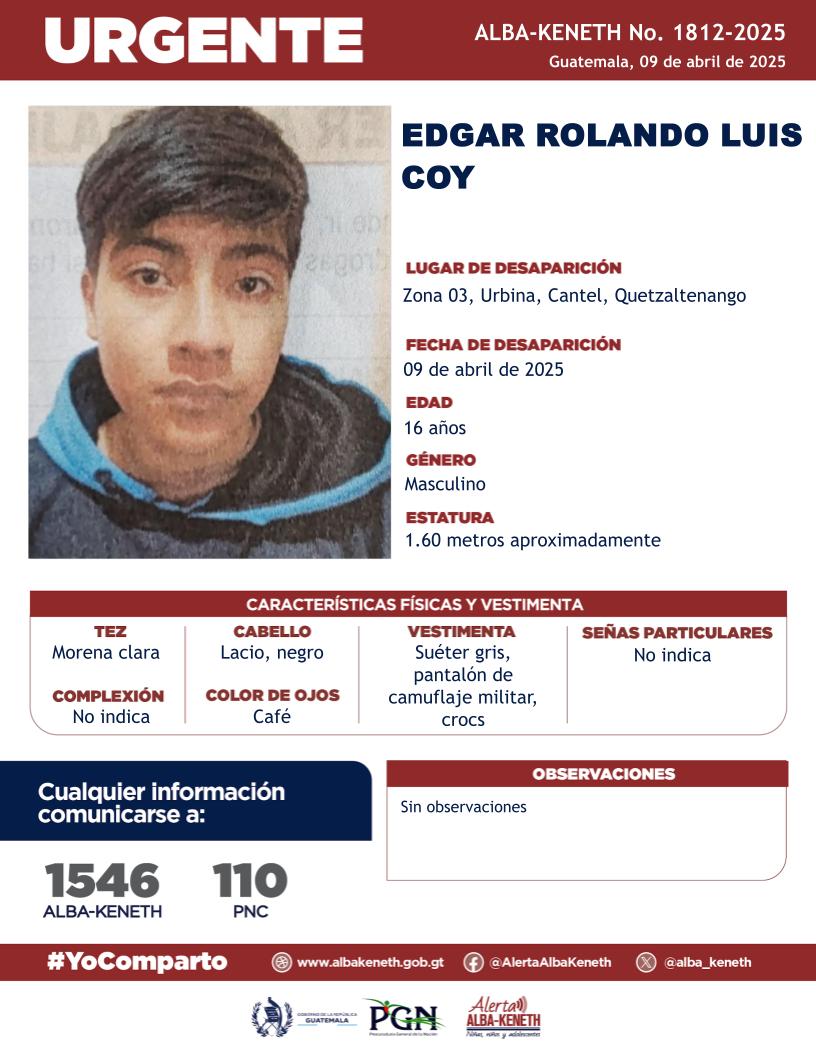 Edgar Rolando Luis Coy