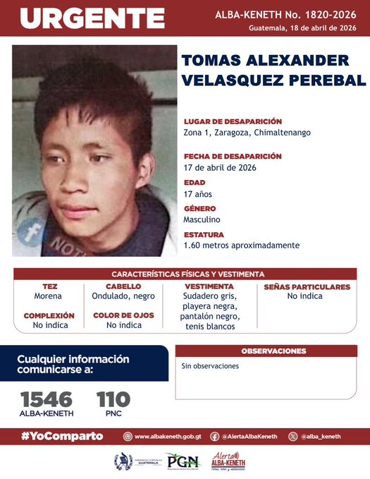 Tomás Alexander Velásquez Perebal 