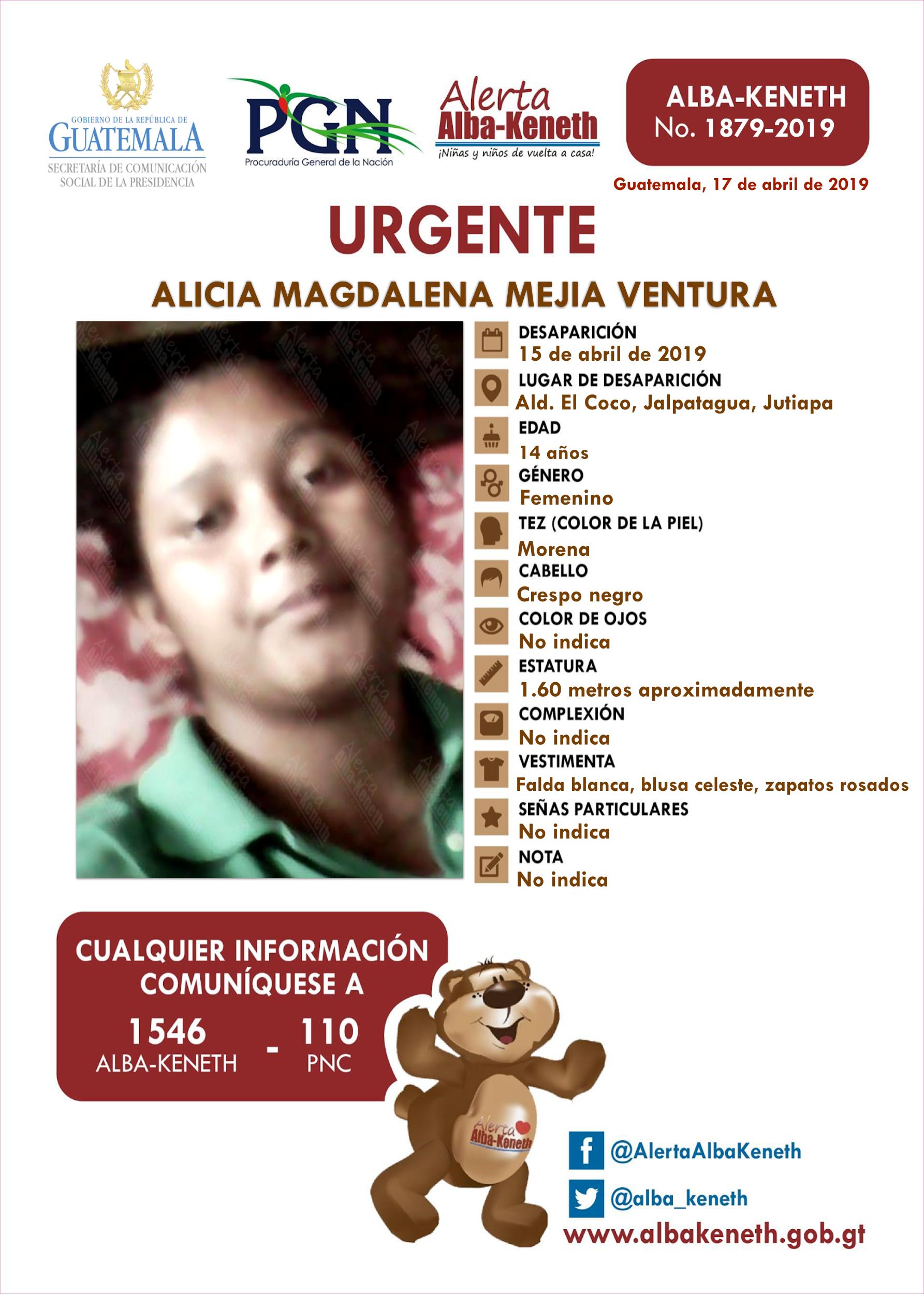 Alicia Magdalena Mejia Ventura