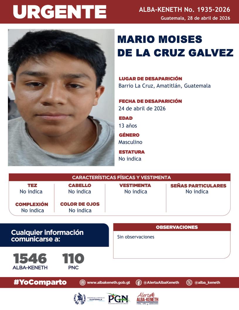 Mario Moises de la Cruz Galvez