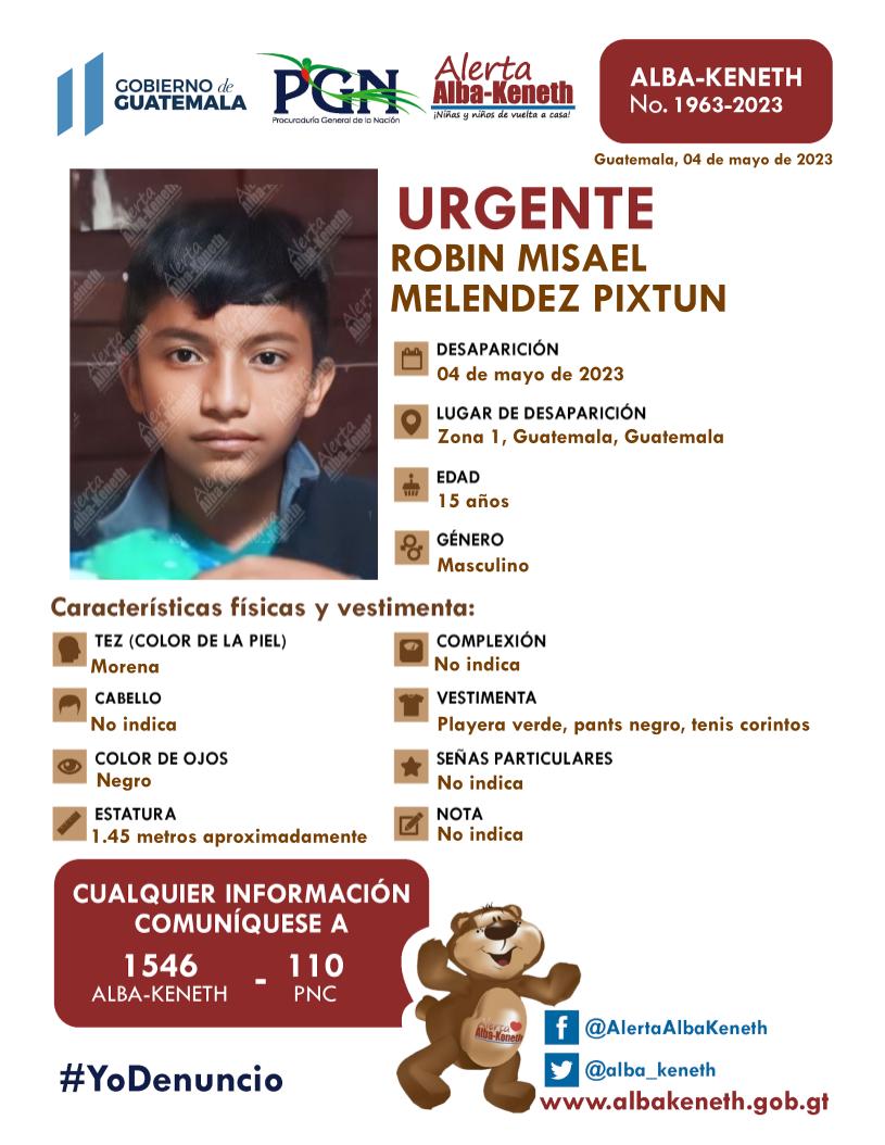 Robin Misael Melendez Pixtun