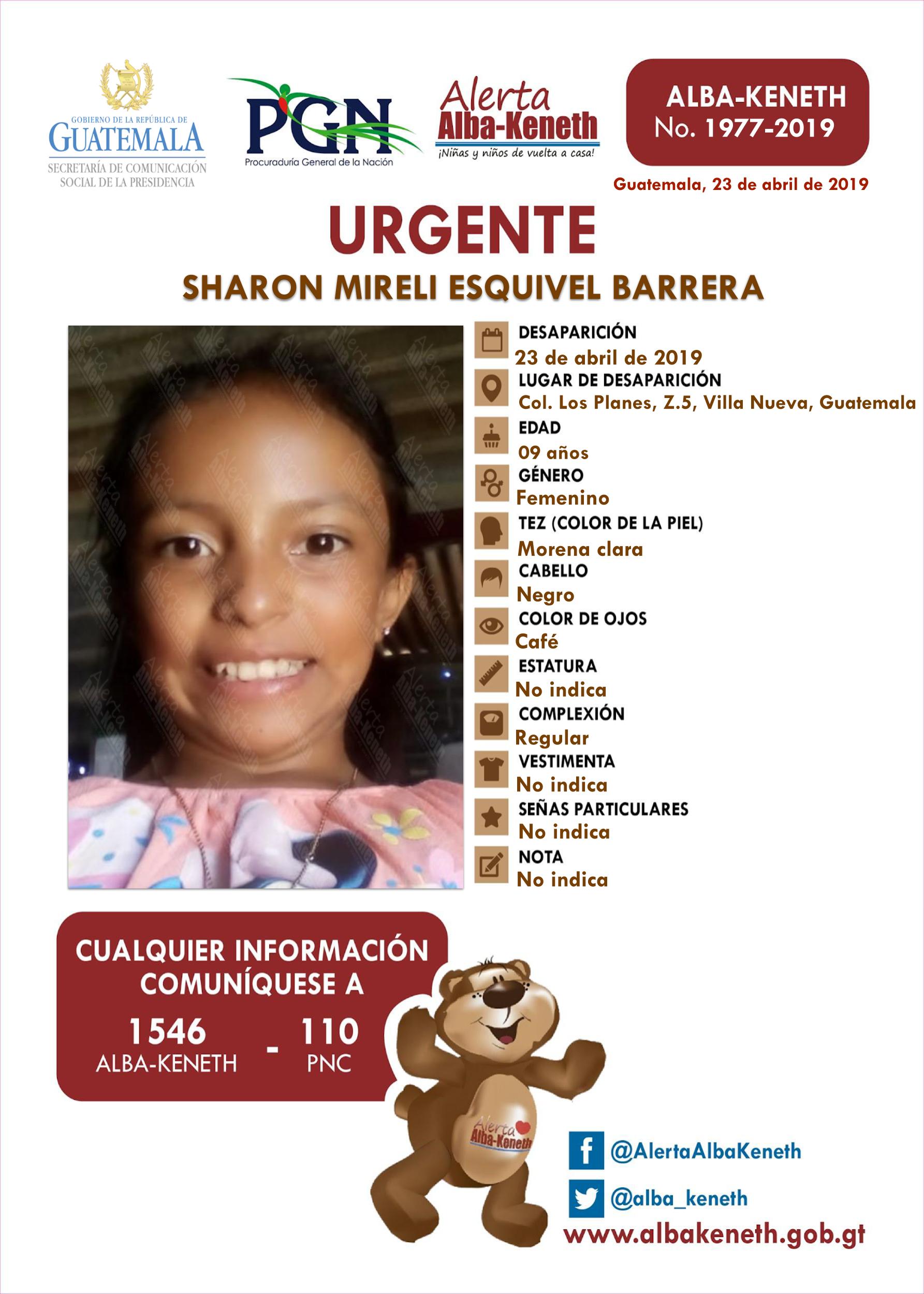 Sharon Mireli Esquivel Barrera