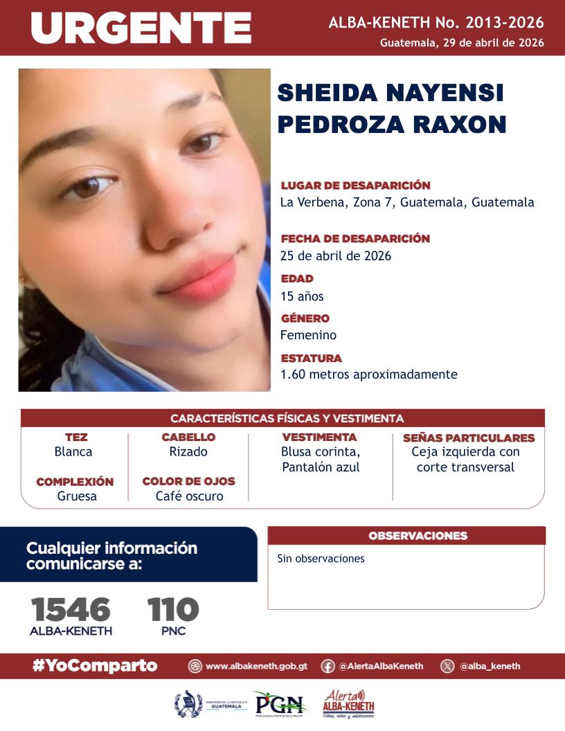 Sheida Nayensi Pedroza Raxon
