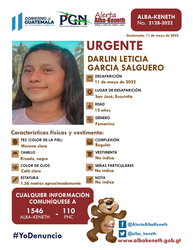Darlin Leticia Garcia Salguero