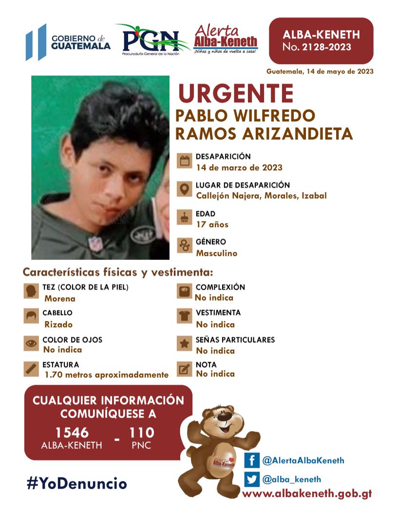 Pablo Wilfredo Ramos Arizandieta