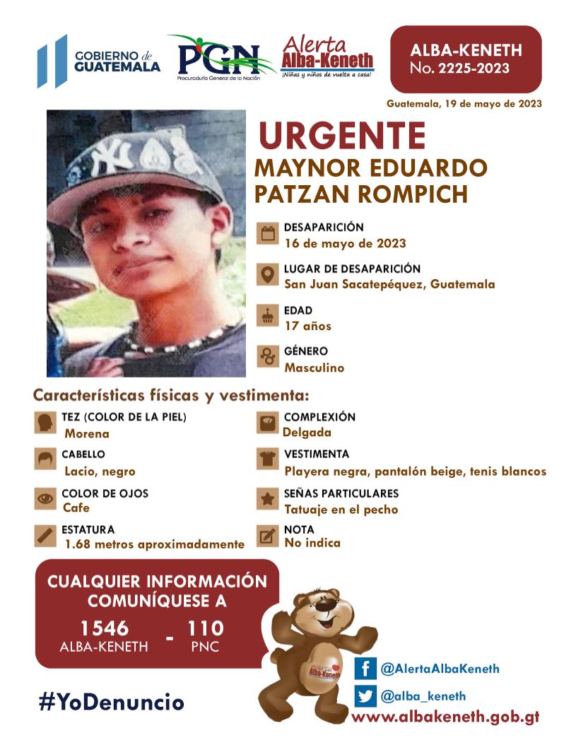 Maynor Eduardo Patzan Rompich