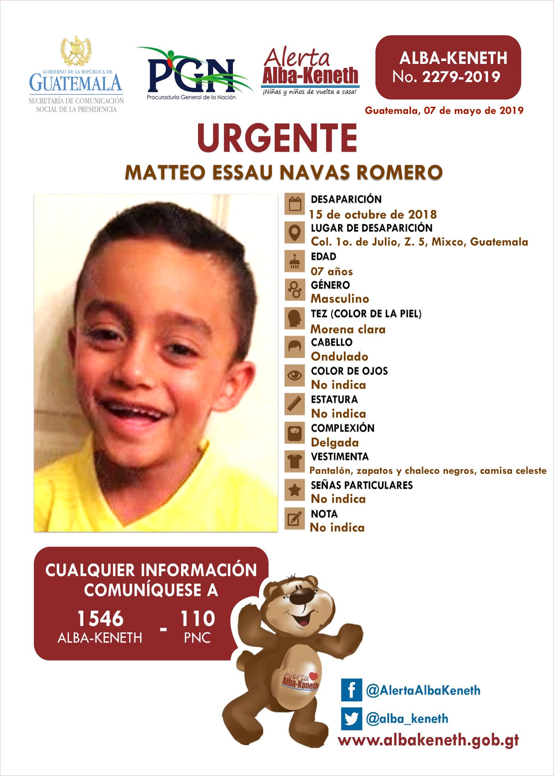 Matteo Essau Navas Romero