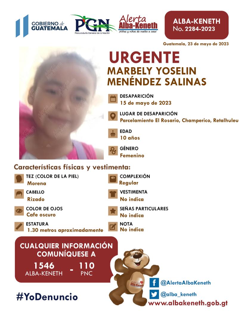 Marbely Yoselin Menendez Salinas