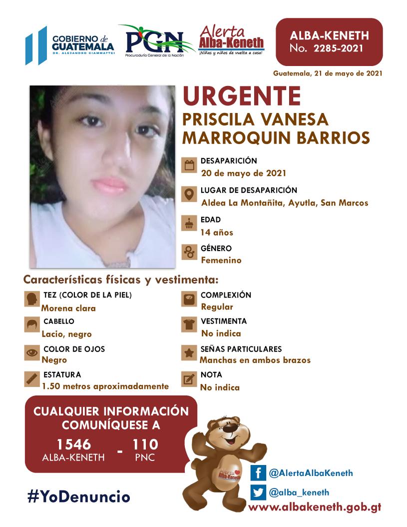 Priscila Vanesa Marroquin Barrios