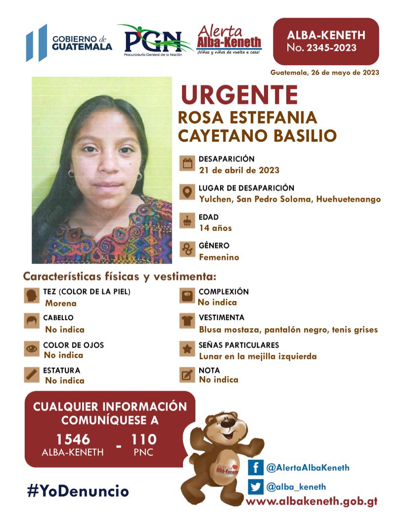 Rosa Estefanía Cayetano Basilio