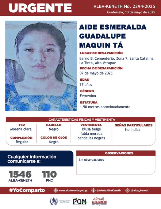 Aide Esmeralda Guadalupe Maquin Tá