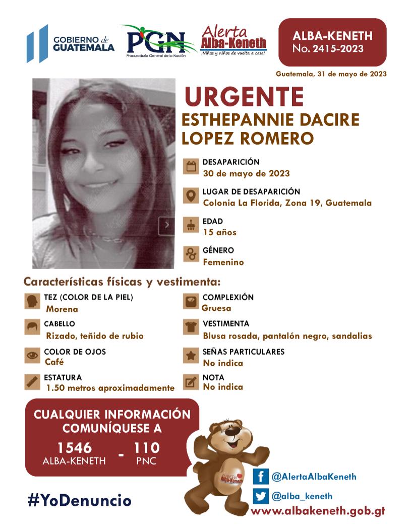 Esthepannie Dacire Lopez Romero