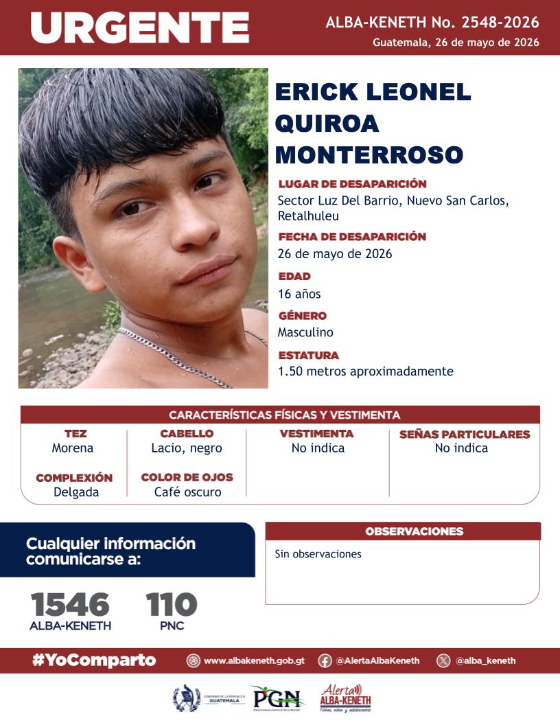 Erick Leonel Quiroa Monterroso