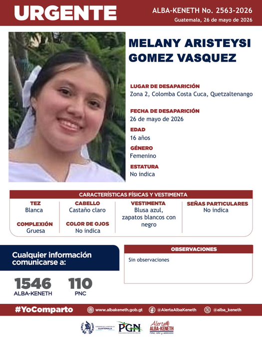 Melany Aristeysi Gomez Vasquez